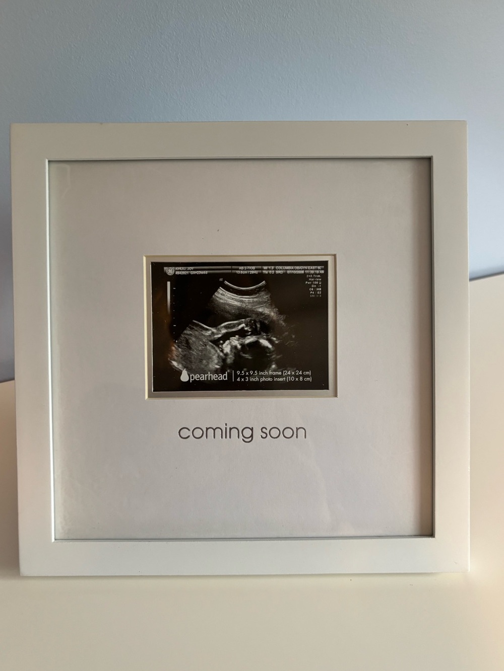 Pearhead Coming Soon Sonogra Frame